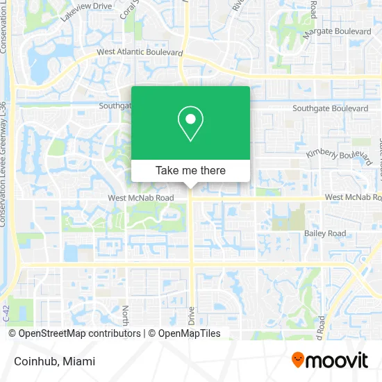 Coinhub map