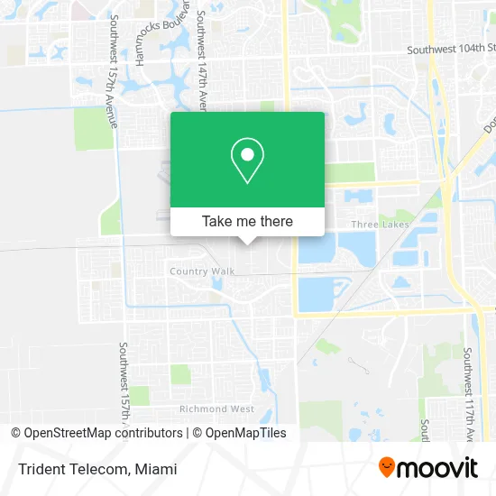 Trident Telecom map
