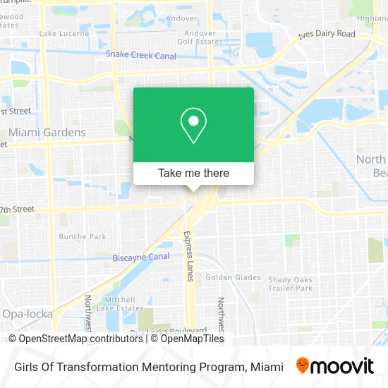 Girls Of Transformation Mentoring Program map