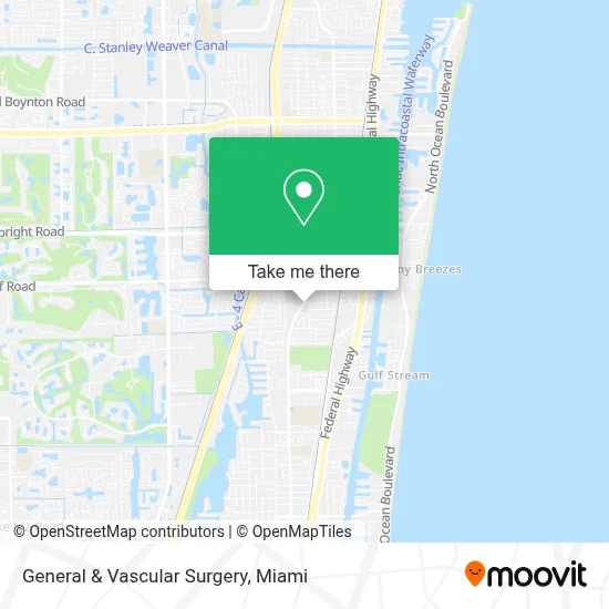 General & Vascular Surgery map