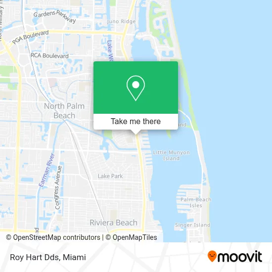 Roy Hart Dds map