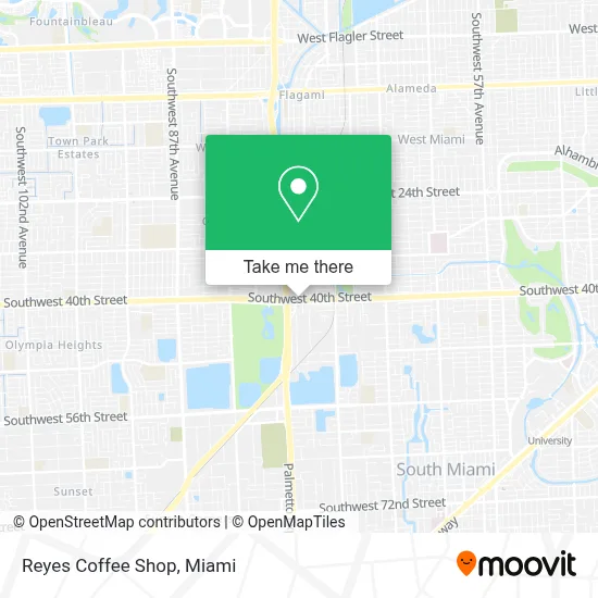 Reyes Coffee Shop map