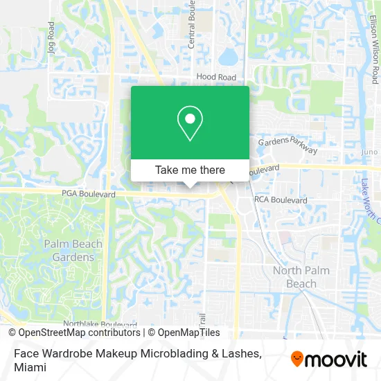 Face Wardrobe Makeup Microblading & Lashes map