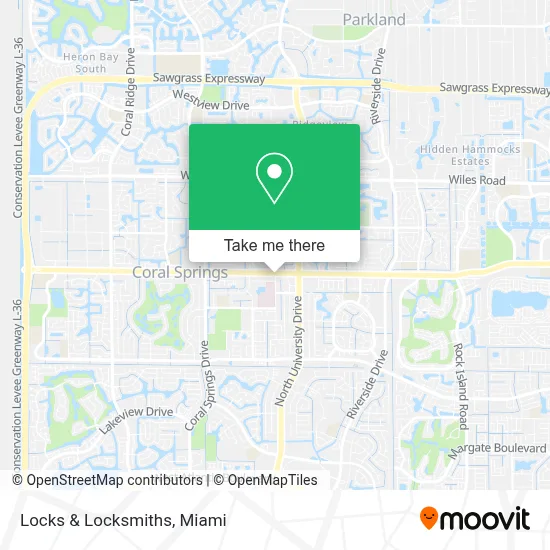 Locks & Locksmiths map