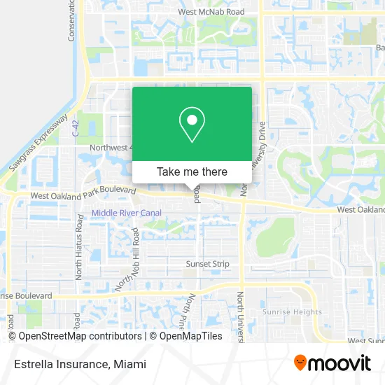 Estrella Insurance map