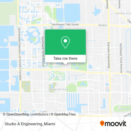 Studio A Engineering map