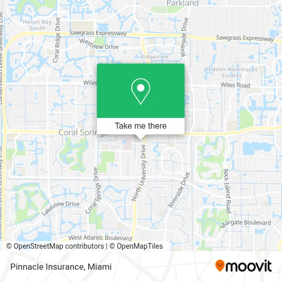 Pinnacle Insurance map