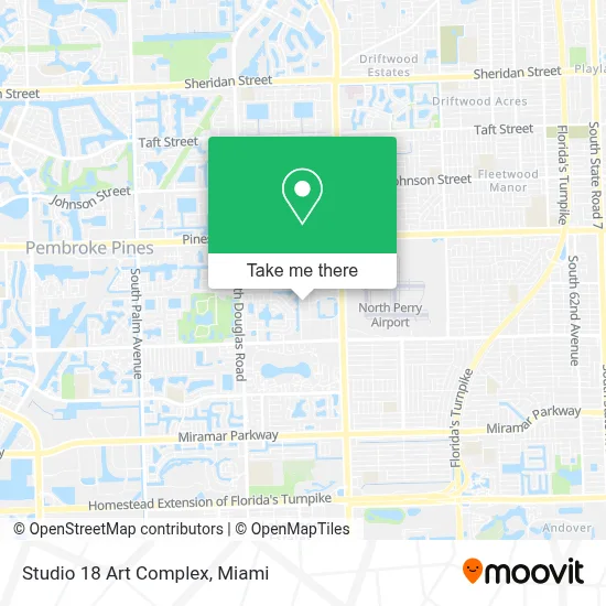Studio 18 Art Complex map
