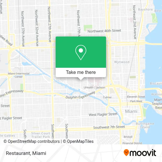 Restaurant map