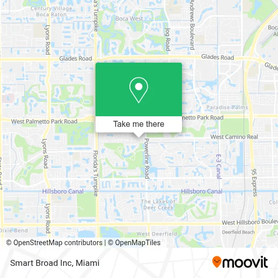 Smart Broad Inc map