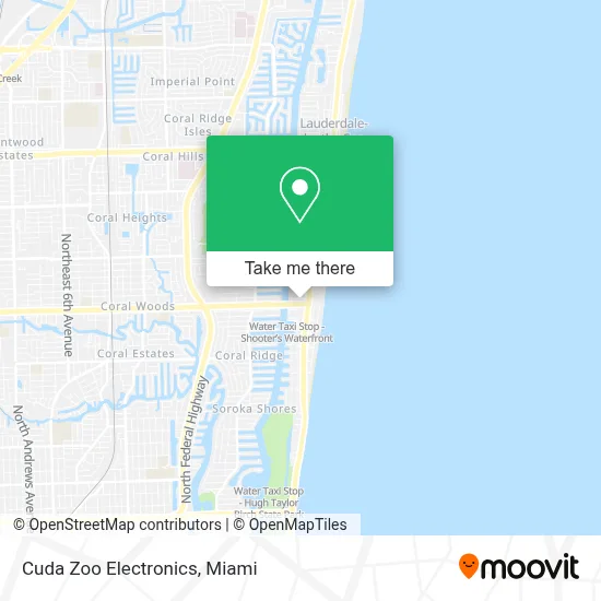 Cuda Zoo Electronics map