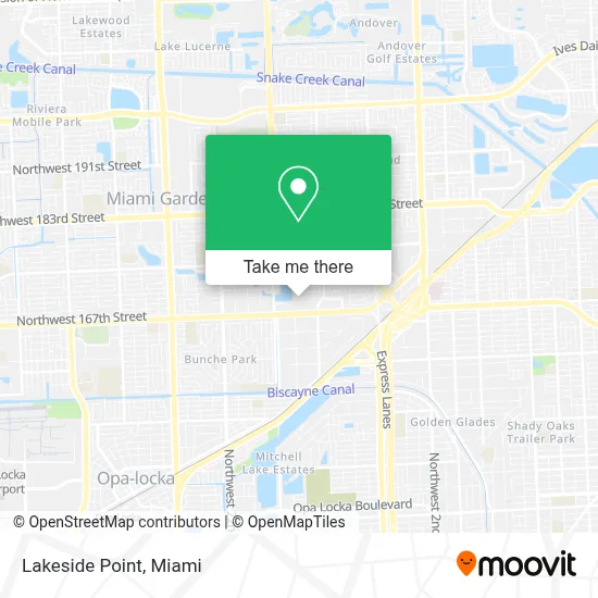 Lakeside Point map