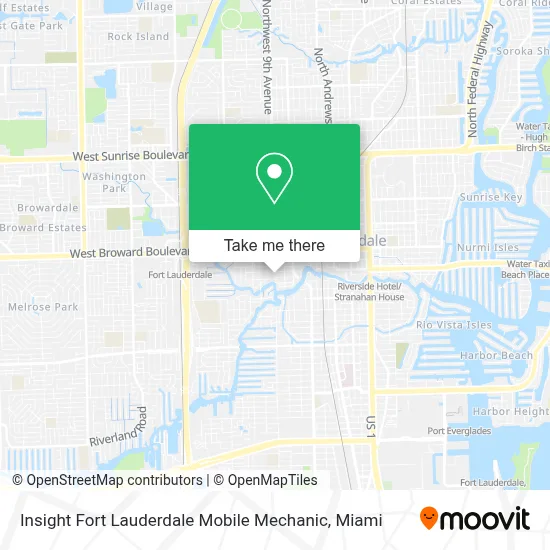 Insight Fort Lauderdale Mobile Mechanic map