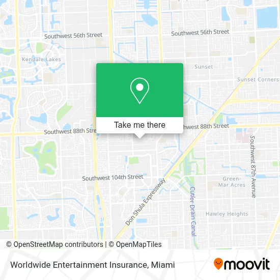 Worldwide Entertainment Insurance map