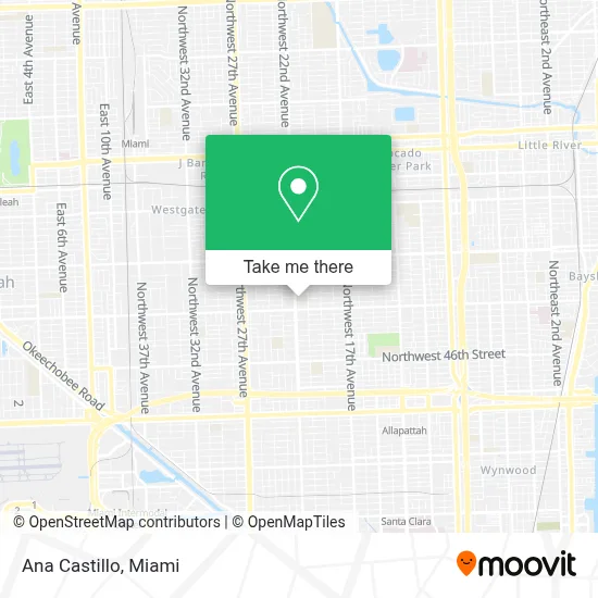 Ana Castillo map