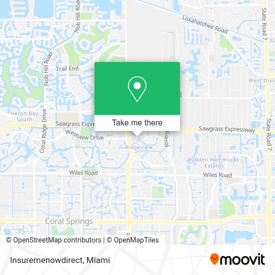 Insuremenowdirect map