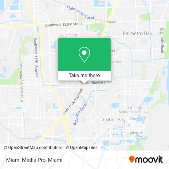 Miami Media Pro map