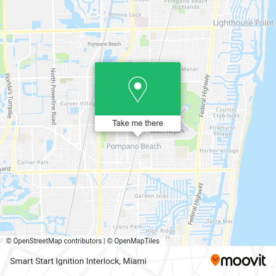 Smart Start Ignition Interlock map