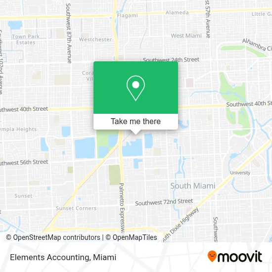 Elements Accounting map