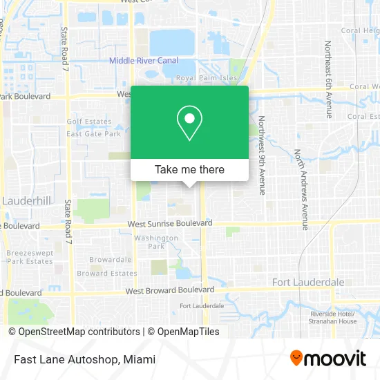 Fast Lane Autoshop map