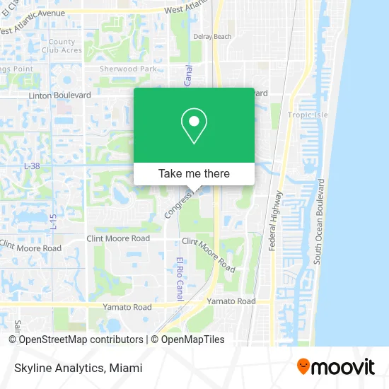 Skyline Analytics map
