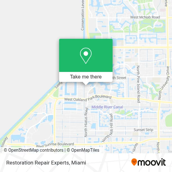Restoration Repair Experts map