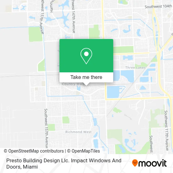 Presto Building Design Llc. Impact Windows And Doors map