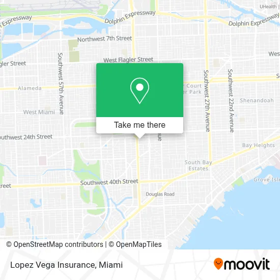 Lopez Vega Insurance map
