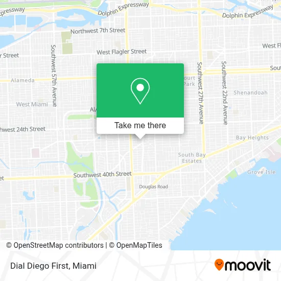 Dial Diego First map