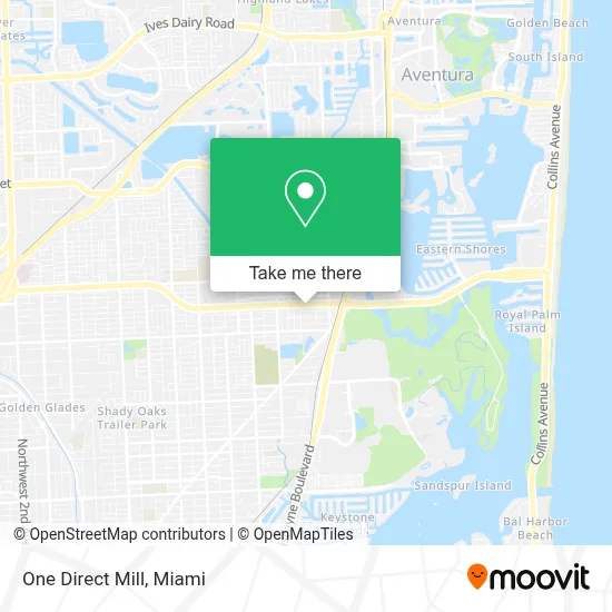 One Direct Mill map