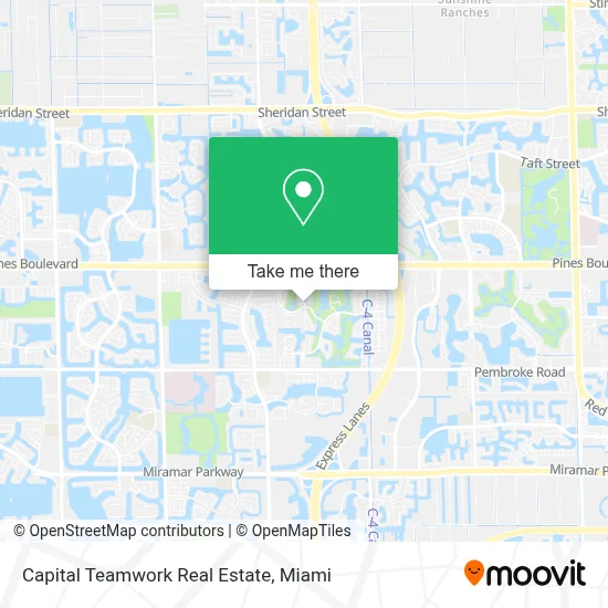 Capital Teamwork Real Estate map
