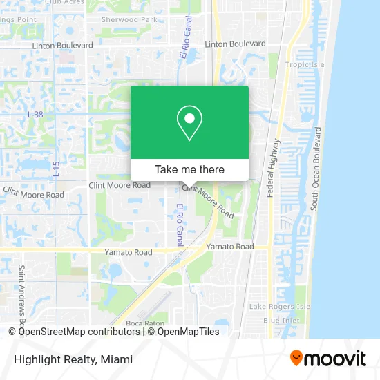 Highlight Realty map
