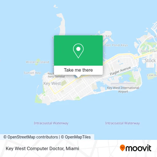 Key West Computer Doctor map