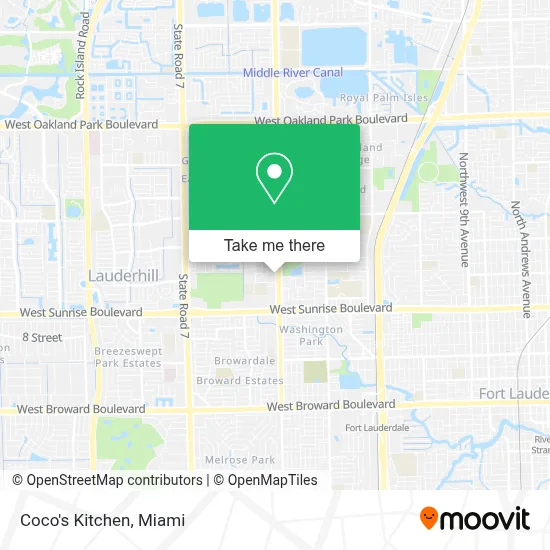 Coco's Kitchen map