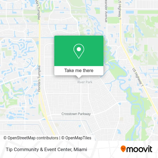 Tip Community & Event Center map