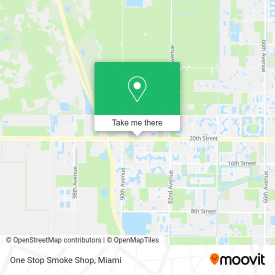 One Stop Smoke Shop map