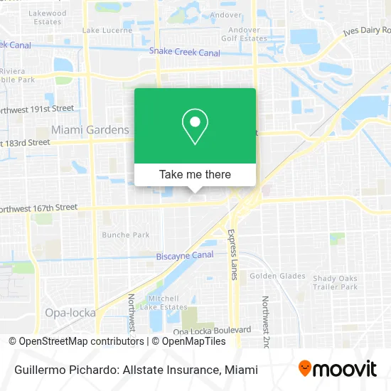 Guillermo Pichardo: Allstate Insurance map