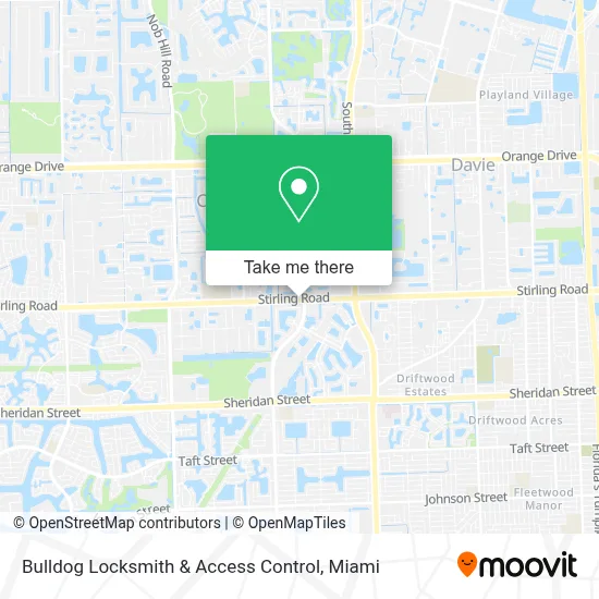 Bulldog Locksmith & Access Control map