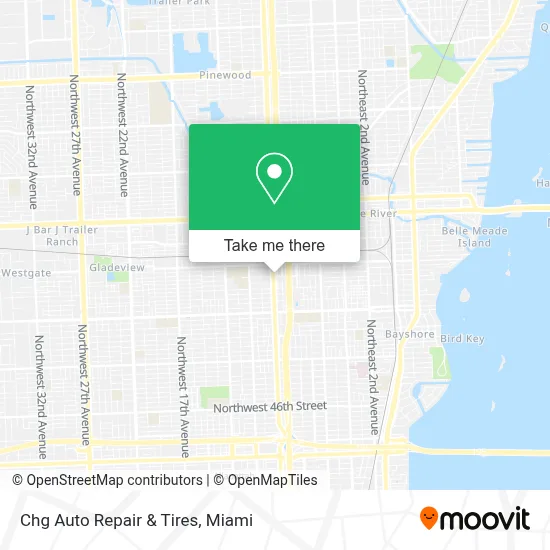 Chg Auto Repair & Tires map
