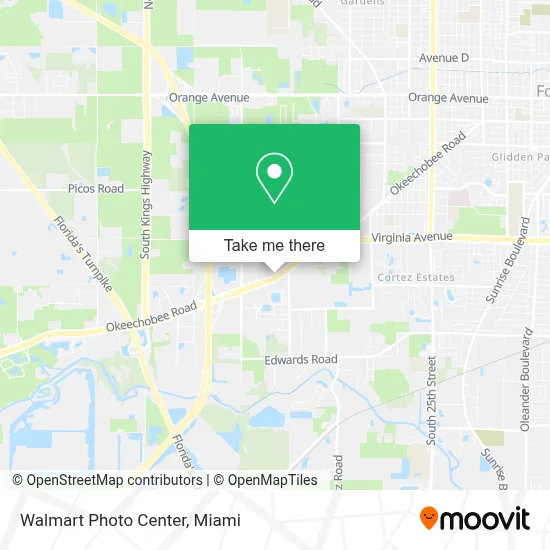 Walmart Photo Center map