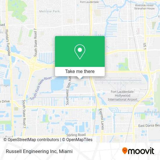 Russell Engineering Inc map
