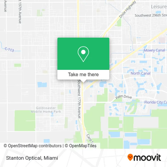 Stanton Optical map