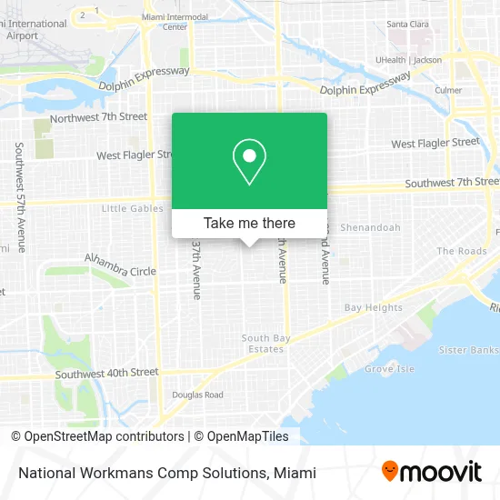 National Workmans Comp Solutions map