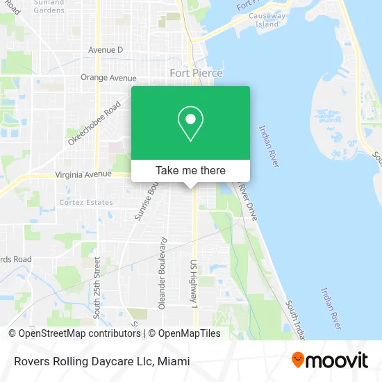 Rovers Rolling Daycare Llc map
