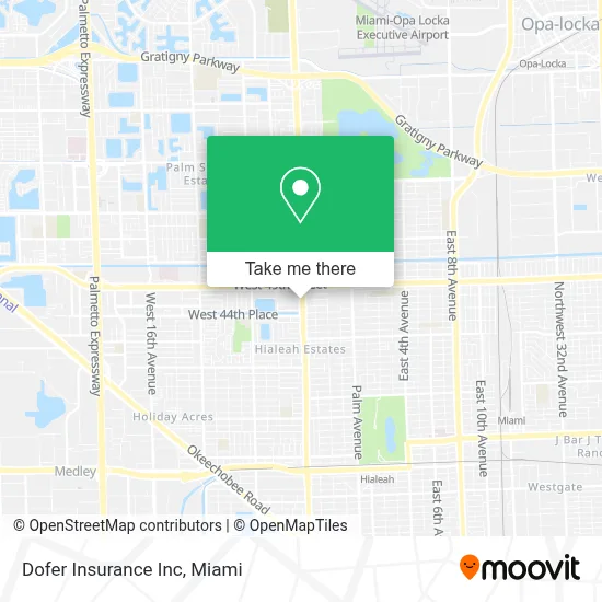 Dofer Insurance Inc map