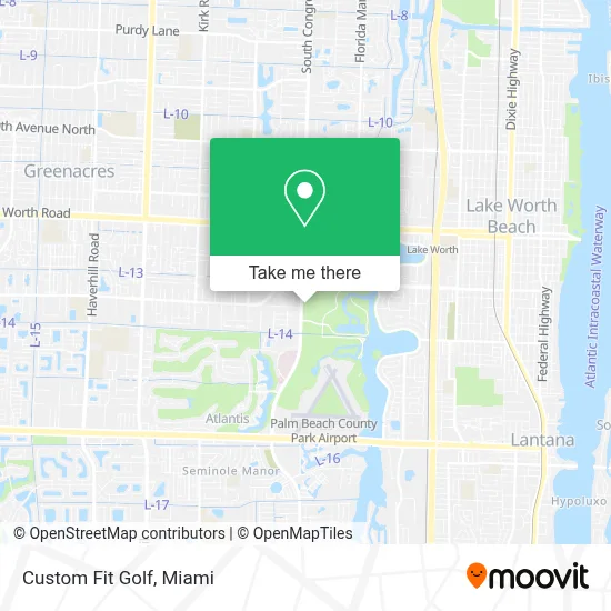 Custom Fit Golf map