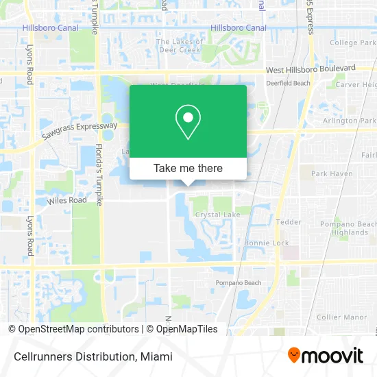 Cellrunners Distribution map