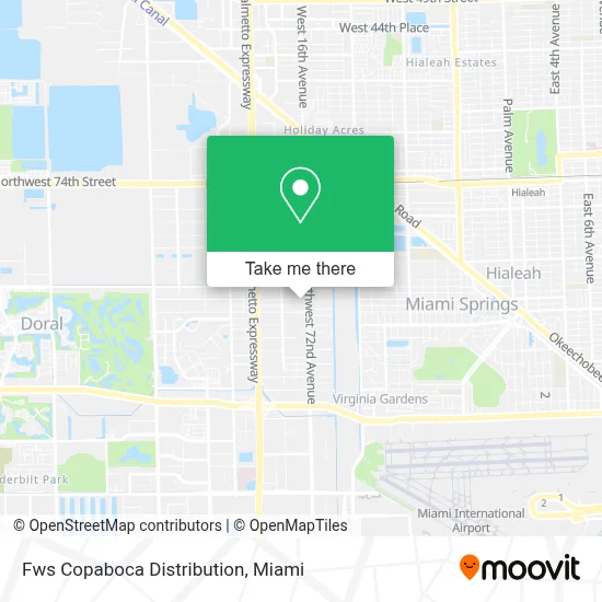 Fws Copaboca Distribution map