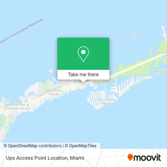 Ups Access Point Location map