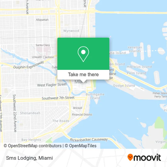 Sms Lodging map